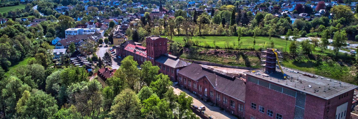 Die Zeche Alte Haase in Niedersprockhövel von oben