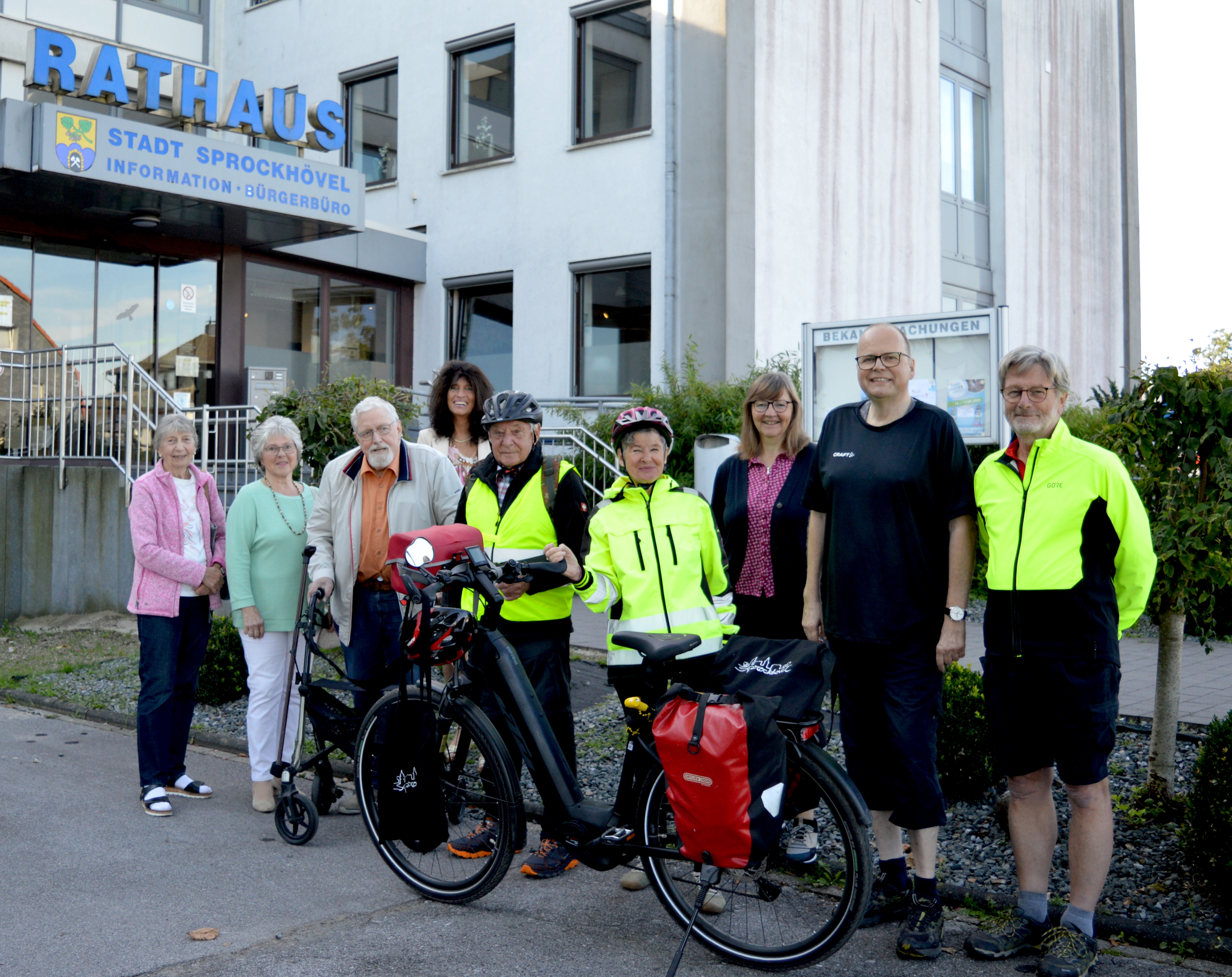 Radtour nach Oelsnitz Radtour startet vor dem Rathaus